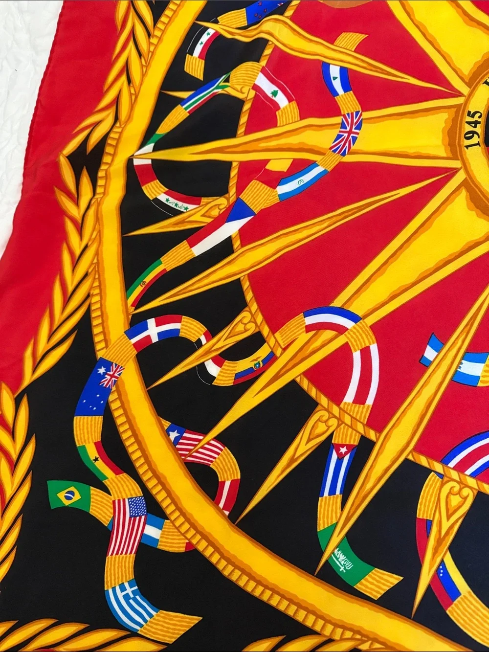 Rare Scarf commemorating the 50th anniversary of the United Nations